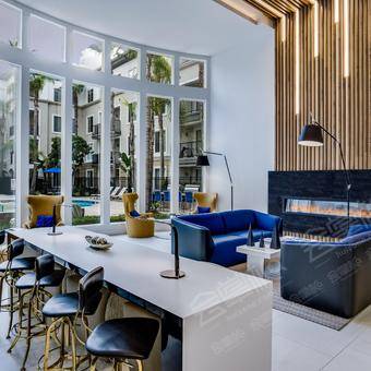 Beautiful and Modern Club Lounge